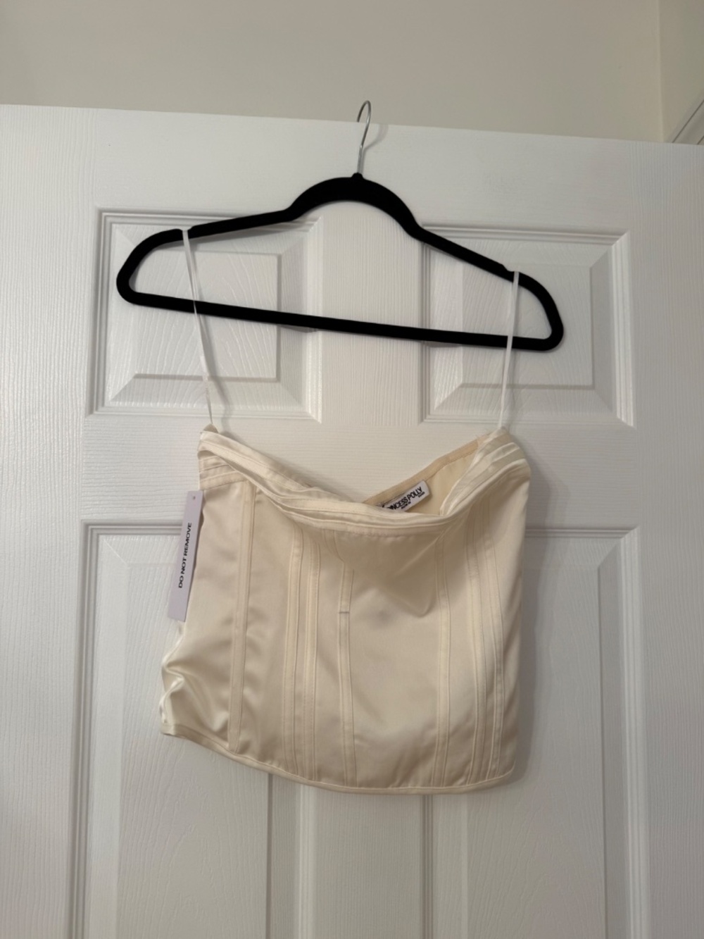 Princess Polly Cecilie Strapless Corset Top Cream - Picture 2 of 5